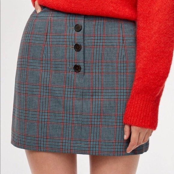 Aritzia Dresses & Skirts - Little Moon Plaid Mini Skirt